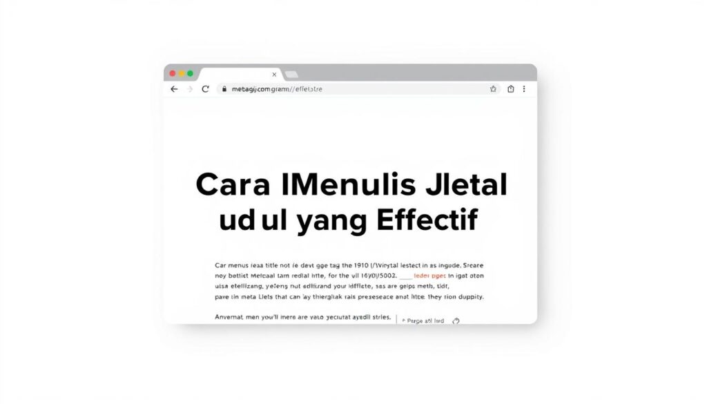 meta tag judul efektif meta tag judul efektif