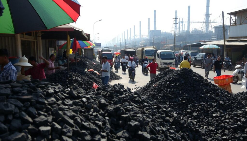 pasar batu bara Asia Tenggara